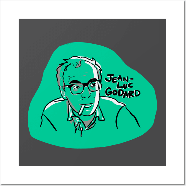 Jean-Luc Godard Wall Art by realisateur